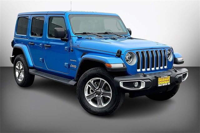 Used 2022 Jeep Wrangler Unlimited Sahara w/ LED Lighting Group