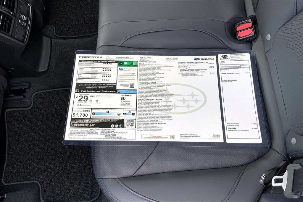 New 2026 Subaru Forester Limited AWD/4WD image 13