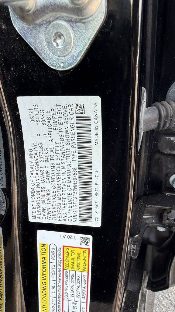 Used 2022 Honda Civic Sport image 6