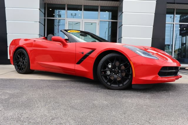 Used 2019 Chevrolet Corvette Stingray Convertible w/ Carbon Flash Badge Package RWD image 3