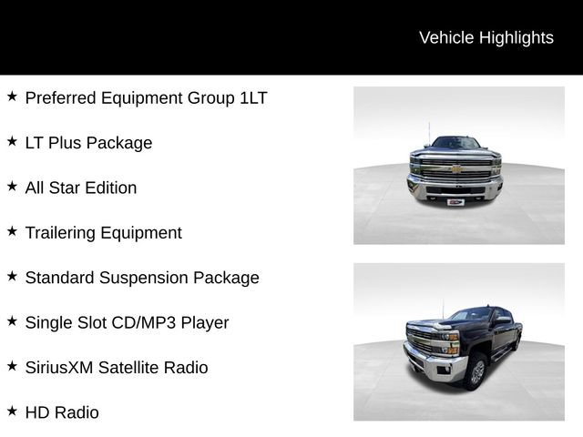 Used 2017 Chevrolet Silverado 2500 LT w/ All Star Edition AWD/4WD image 13
