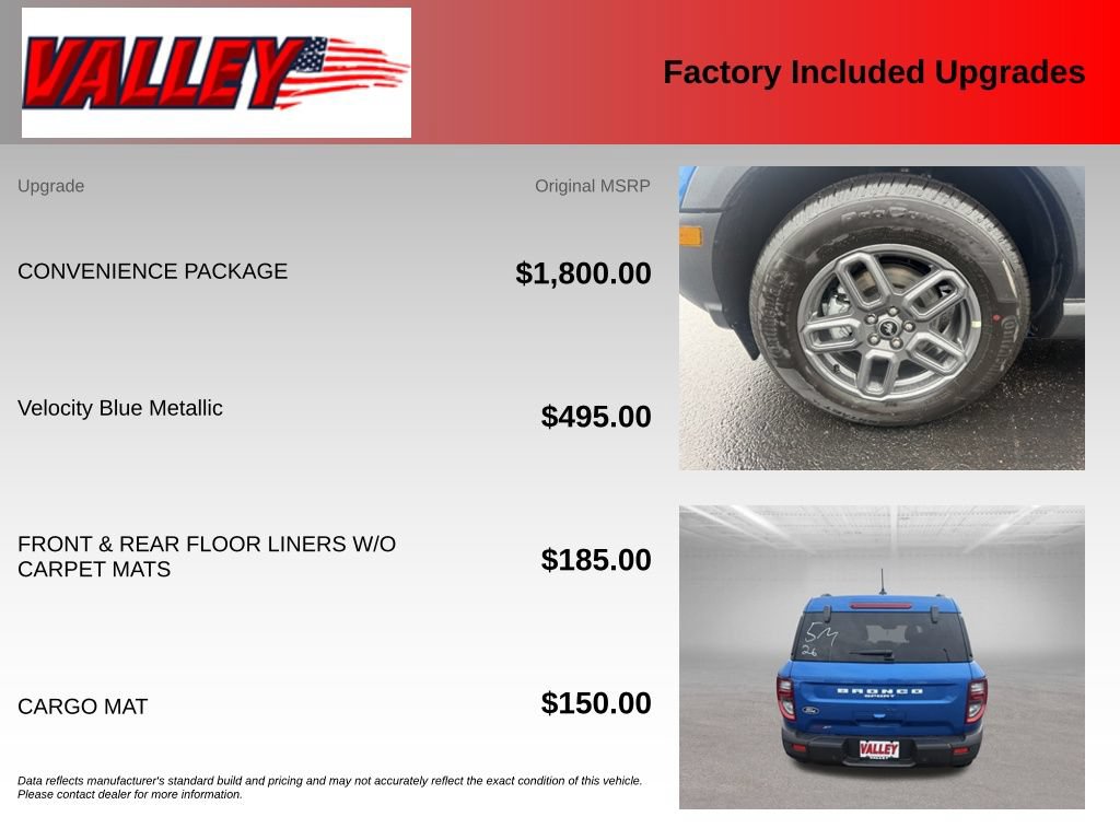 New 2026 Ford Bronco Sport Big Bend w/ Convenience Package AWD/4WD image 4