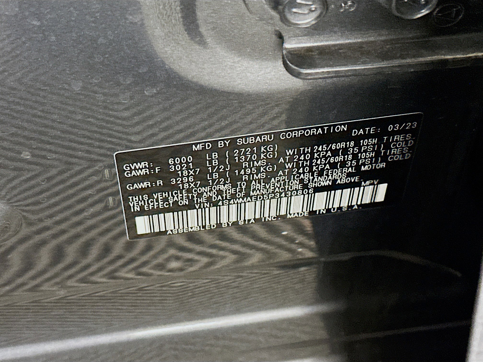 Used 2023 Subaru Ascent Premium w/ Convenience Package AWD/4WD image 12