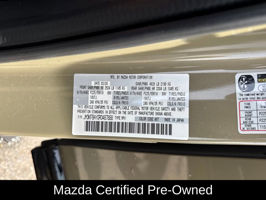 Certified 2024 MAZDA CX-5 Carbon Edition AWD/4WD image 30