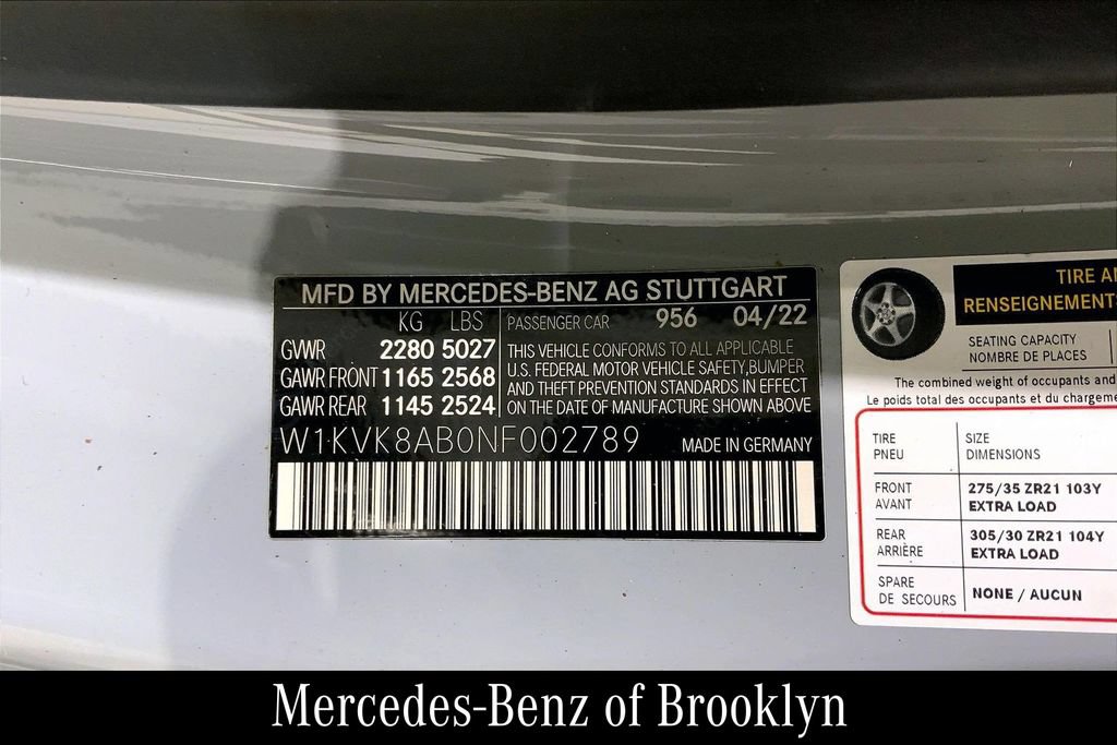 Certified 2022 Mercedes-Benz SL 55 AMG 4MATIC image 31