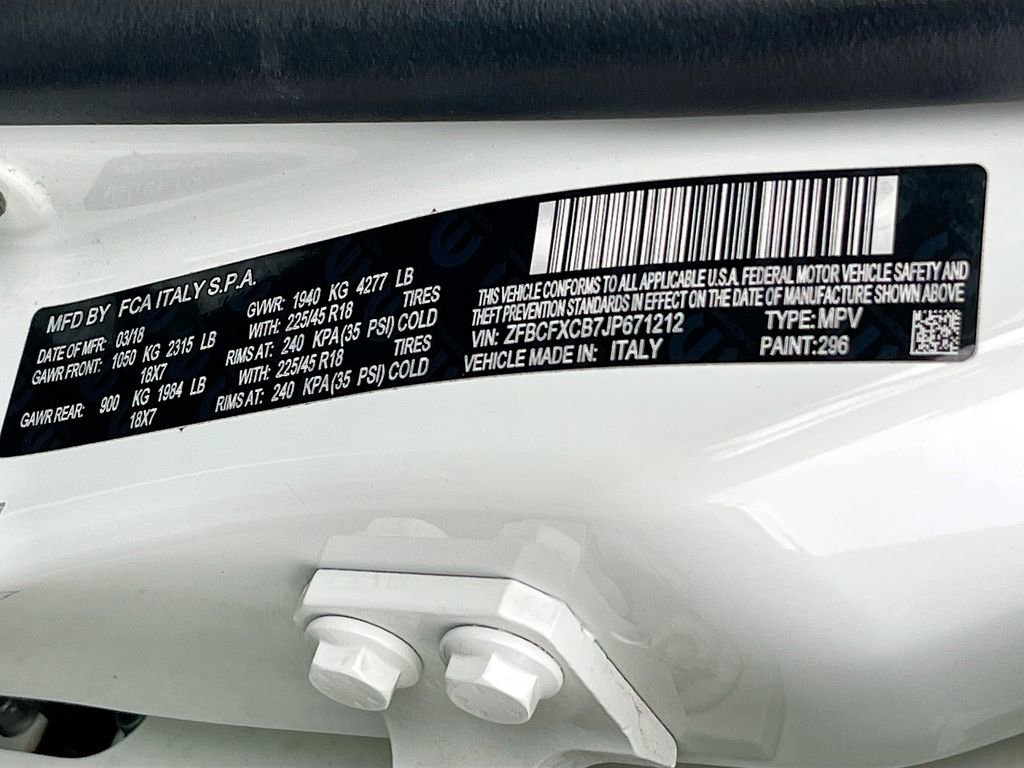 Used 2018 FIAT 500X Trekking FWD image 30