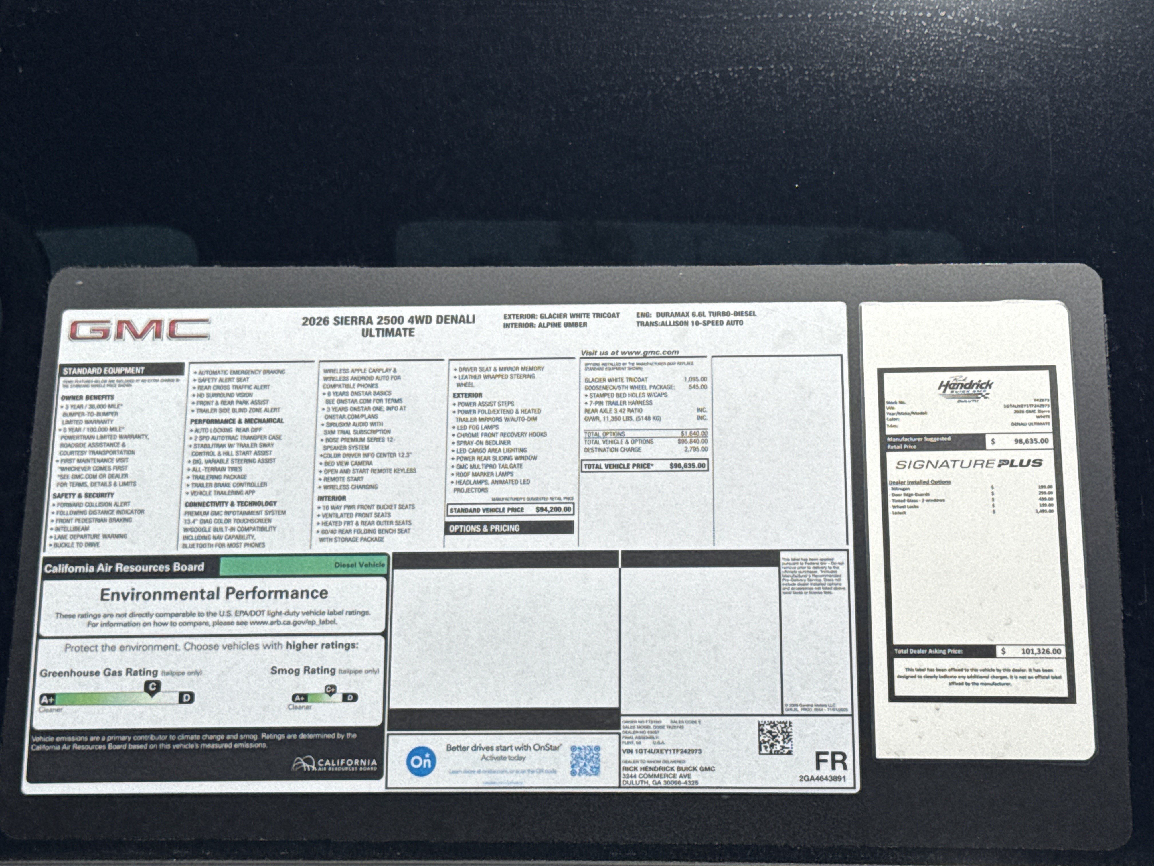 New 2026 GMC Sierra 2500 Denali Ultimate AWD/4WD image 38