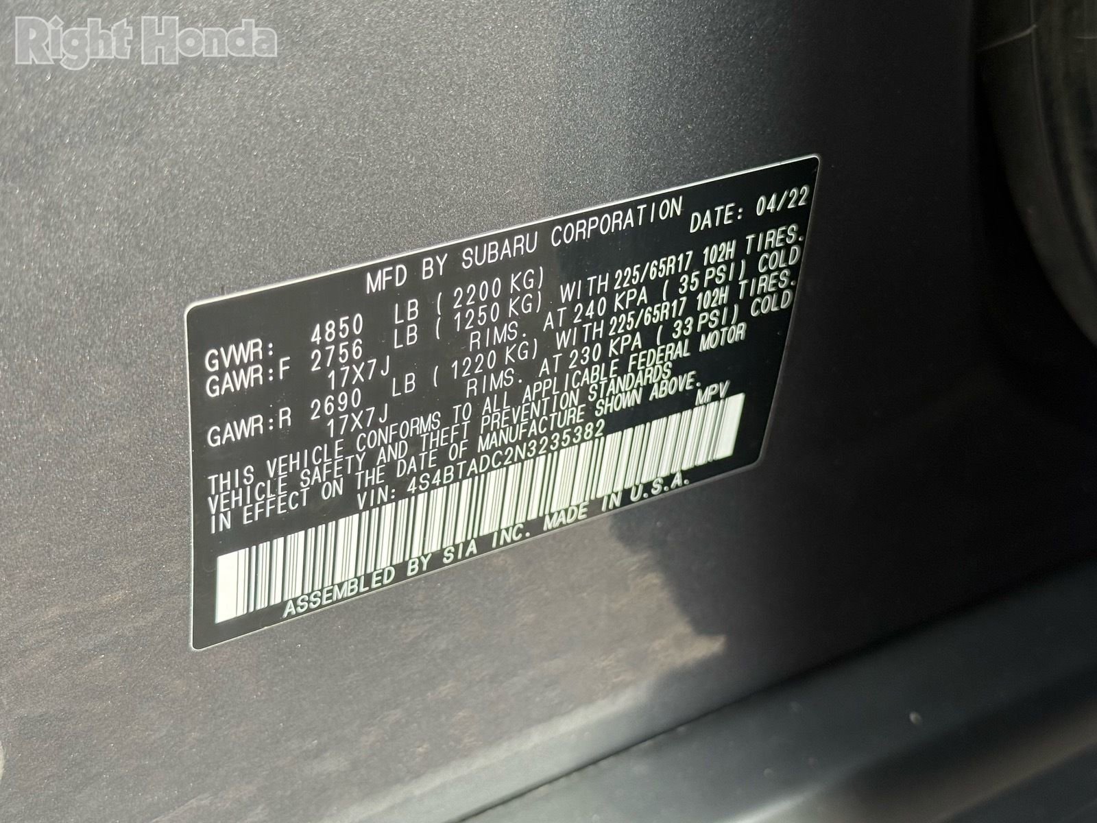 Used 2022 Subaru Outback Premium image 34