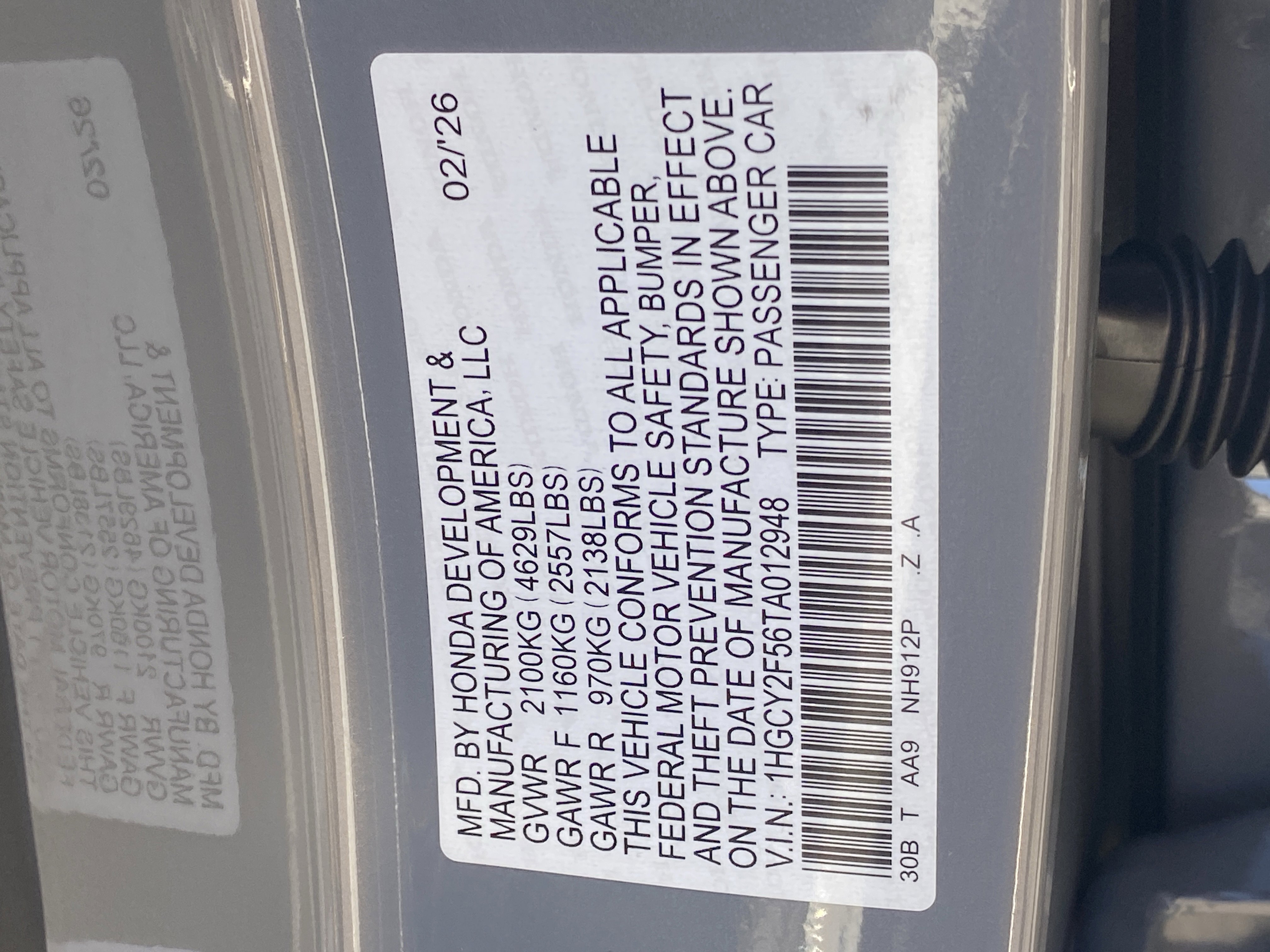 Used 2026 Honda Accord Sport image 30