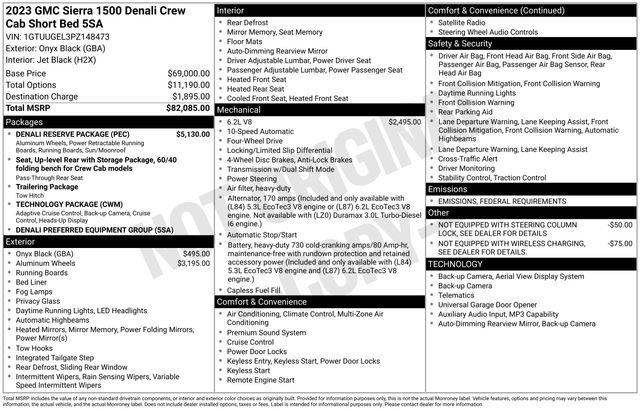 Used 2023 GMC Sierra 1500 Denali w/ Denali Reserve Package image 44