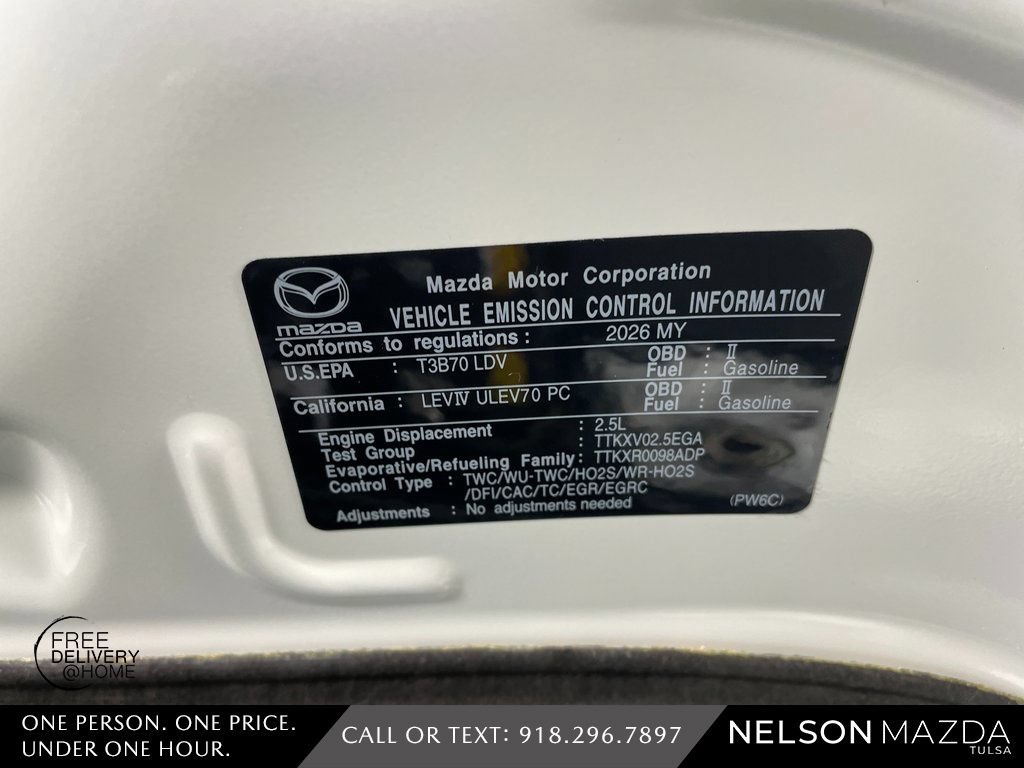 New 2026 MAZDA MAZDA3 2.5 Turbo Sedan w/Premium Plus AWD/4WD image 53