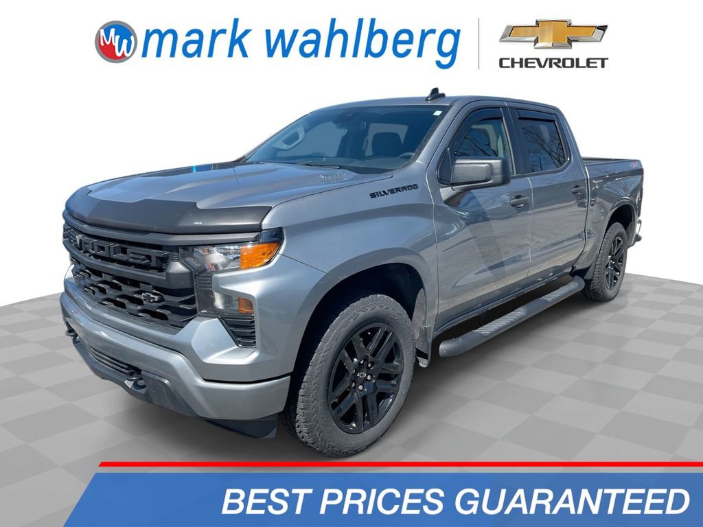 Used 2024 Chevrolet Silverado 1500 Custom w/ Turbomax Blackout Package image 1