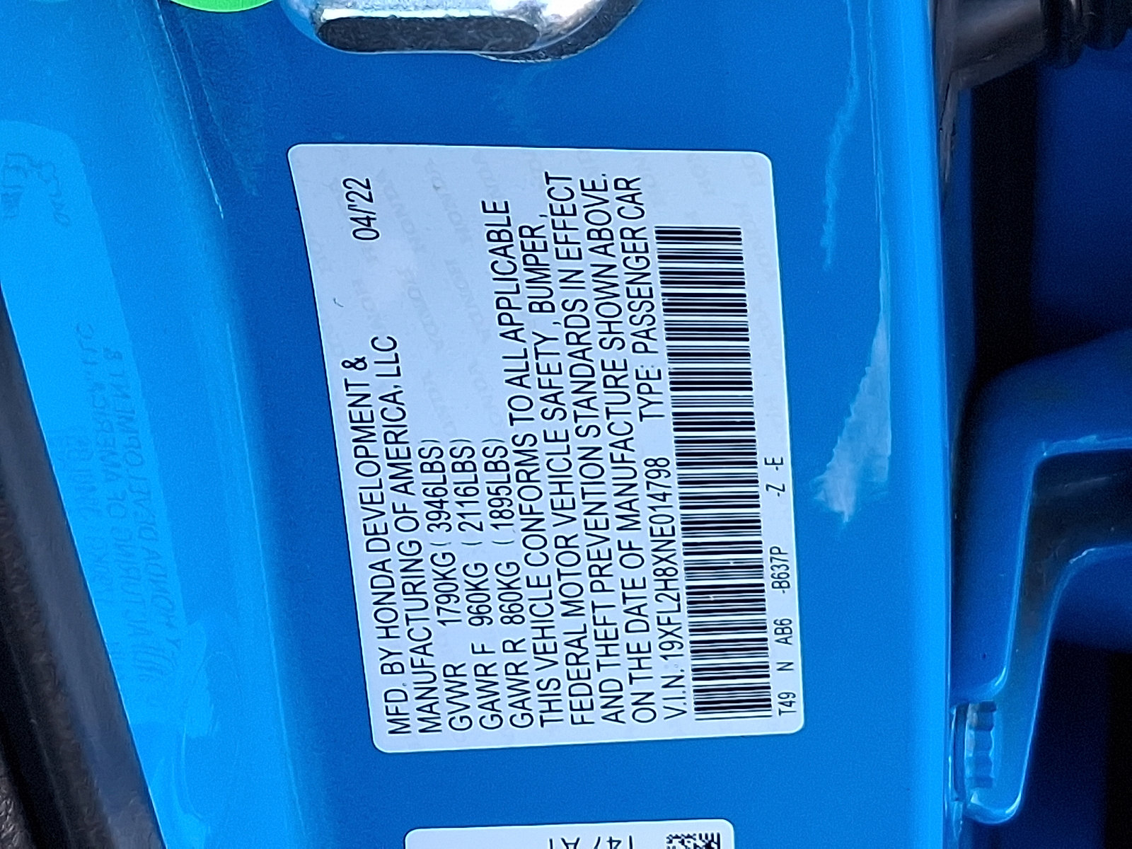 Used 2022 Honda Civic Sport image 25