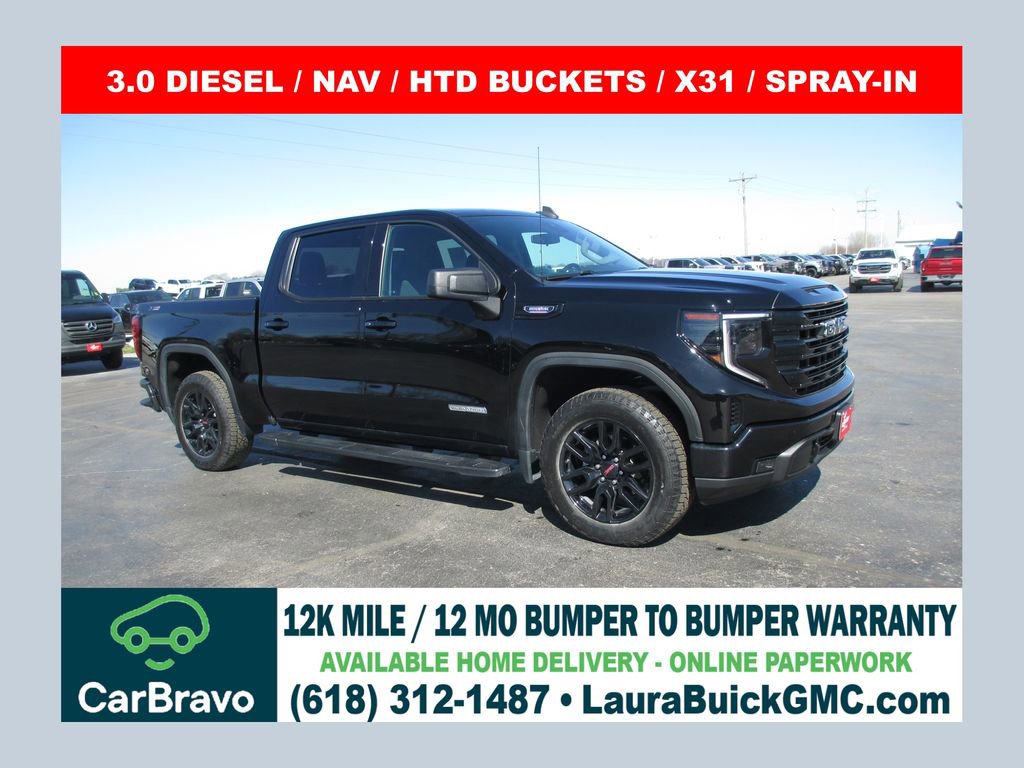 Used 2023 GMC Sierra 1500 Elevation w/ LPO, Elevation Black Package image 1