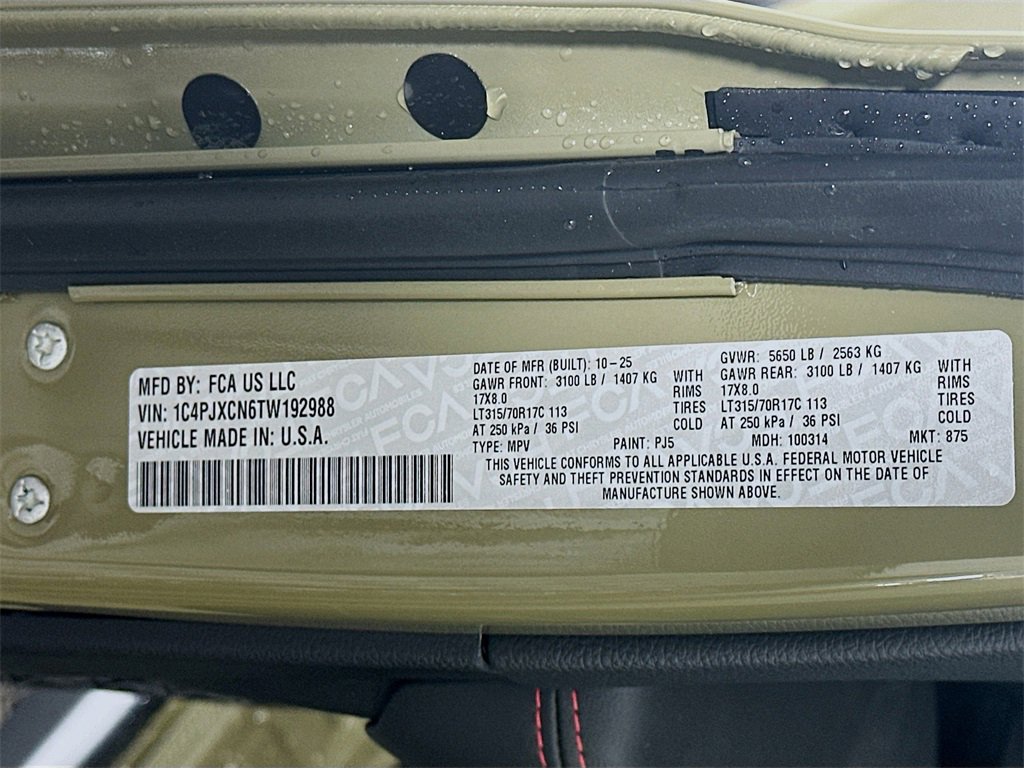 New 2026 Jeep Wrangler Rubicon image 18