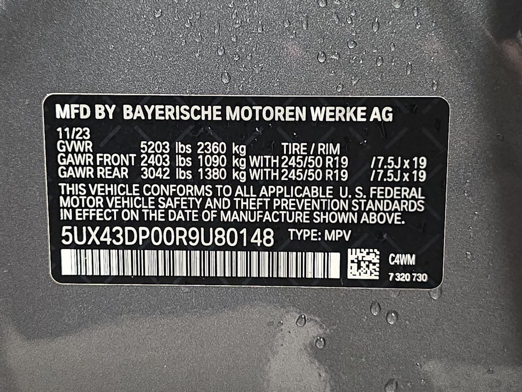 Certified 2024 BMW X3 sDrive30i w/ Convenience Package RWD image 34