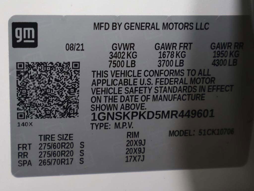 Used 2021 Chevrolet Tahoe Z71 image 48