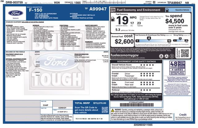 New 2026 Ford F150 Lariat AWD/4WD image 9