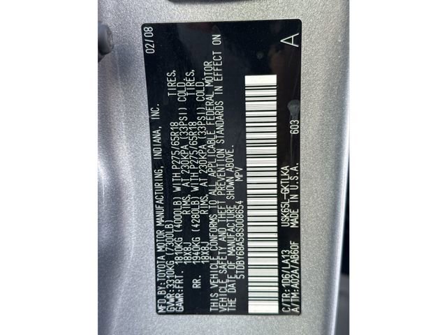 Used 2008 Toyota Sequoia Limited image 26