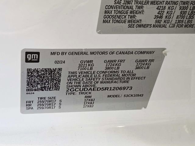 Used 2024 Chevrolet Silverado 1500 W/T w/ WT Value Package image 30