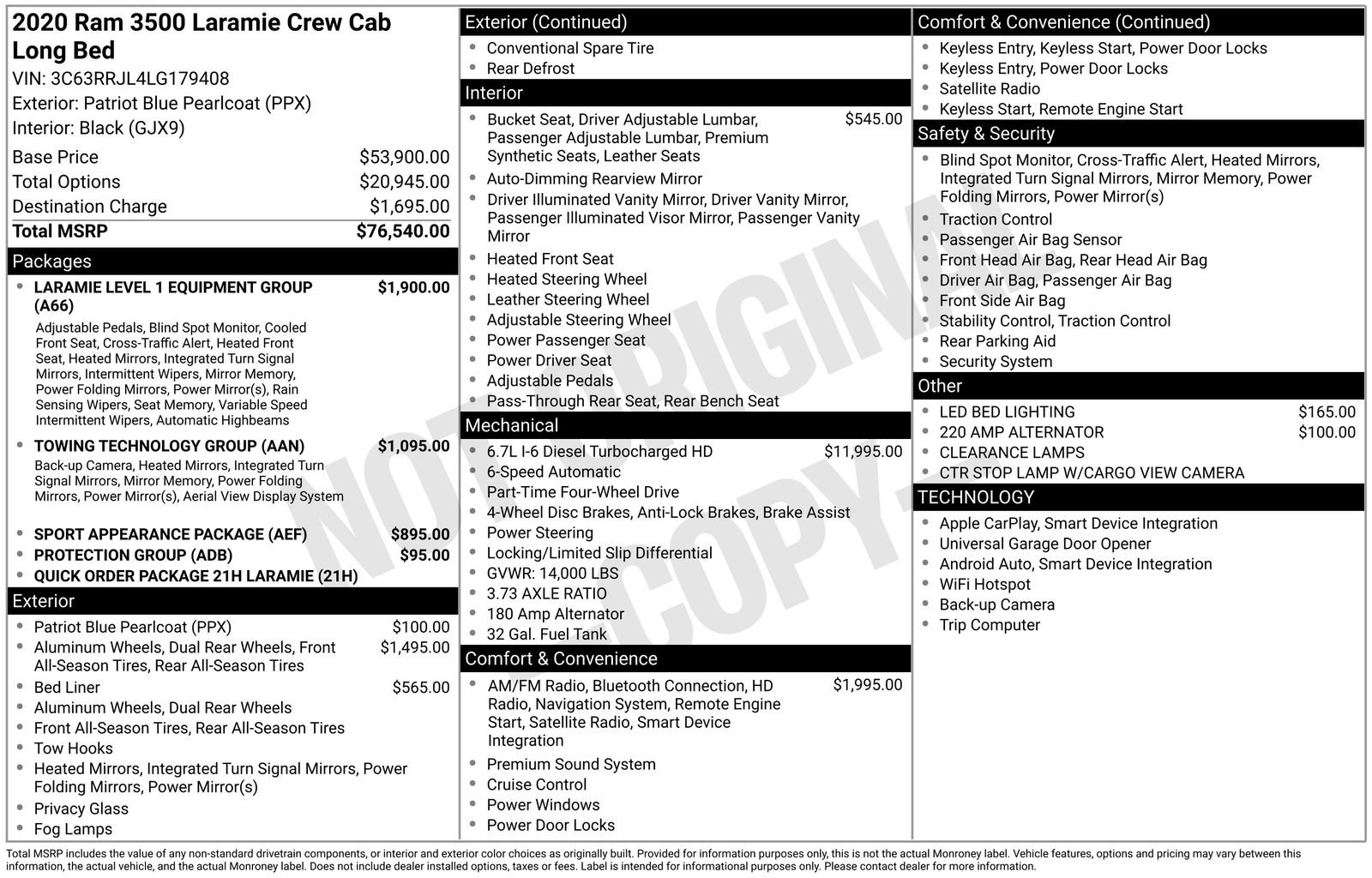 Used 2020 RAM 3500 Laramie image 13