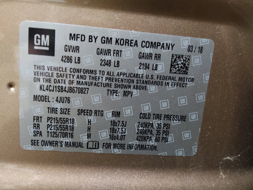 Used 2018 Buick Encore Sport Touring w/ Safety Package FWD image 33