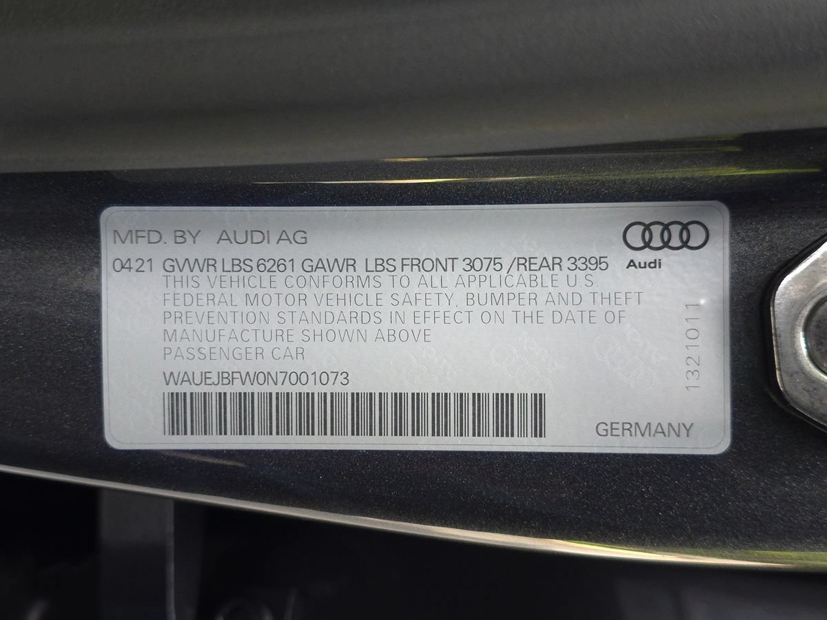 Used 2022 Audi e-tron GT Prestige w/ Prestige Package AWD/4WD image 64