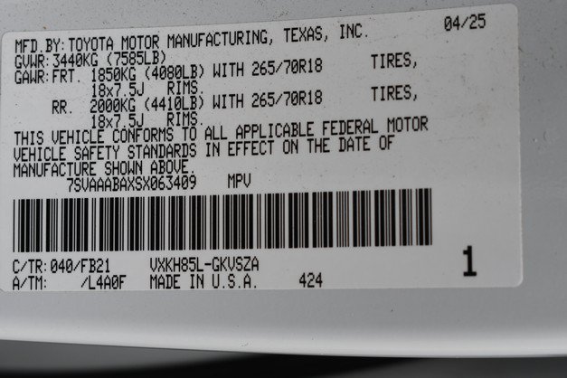 Certified 2025 Toyota Sequoia SR5 AWD/4WD image 35