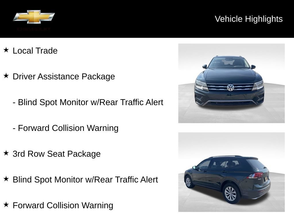 Used 2019 Volkswagen Tiguan S w/ 3rd Row Seat Package AWD/4WD image 18