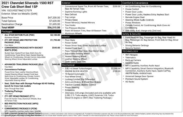 Certified 2021 Chevrolet Silverado 1500 RST w/ All Star Edition Plus AWD/4WD image 39