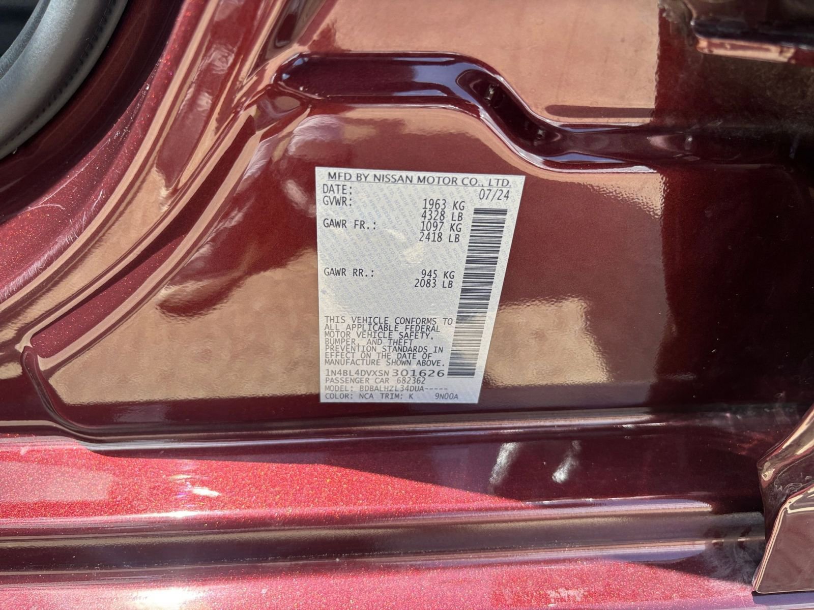 Used 2025 Nissan Altima 2.5 SV FWD image 28