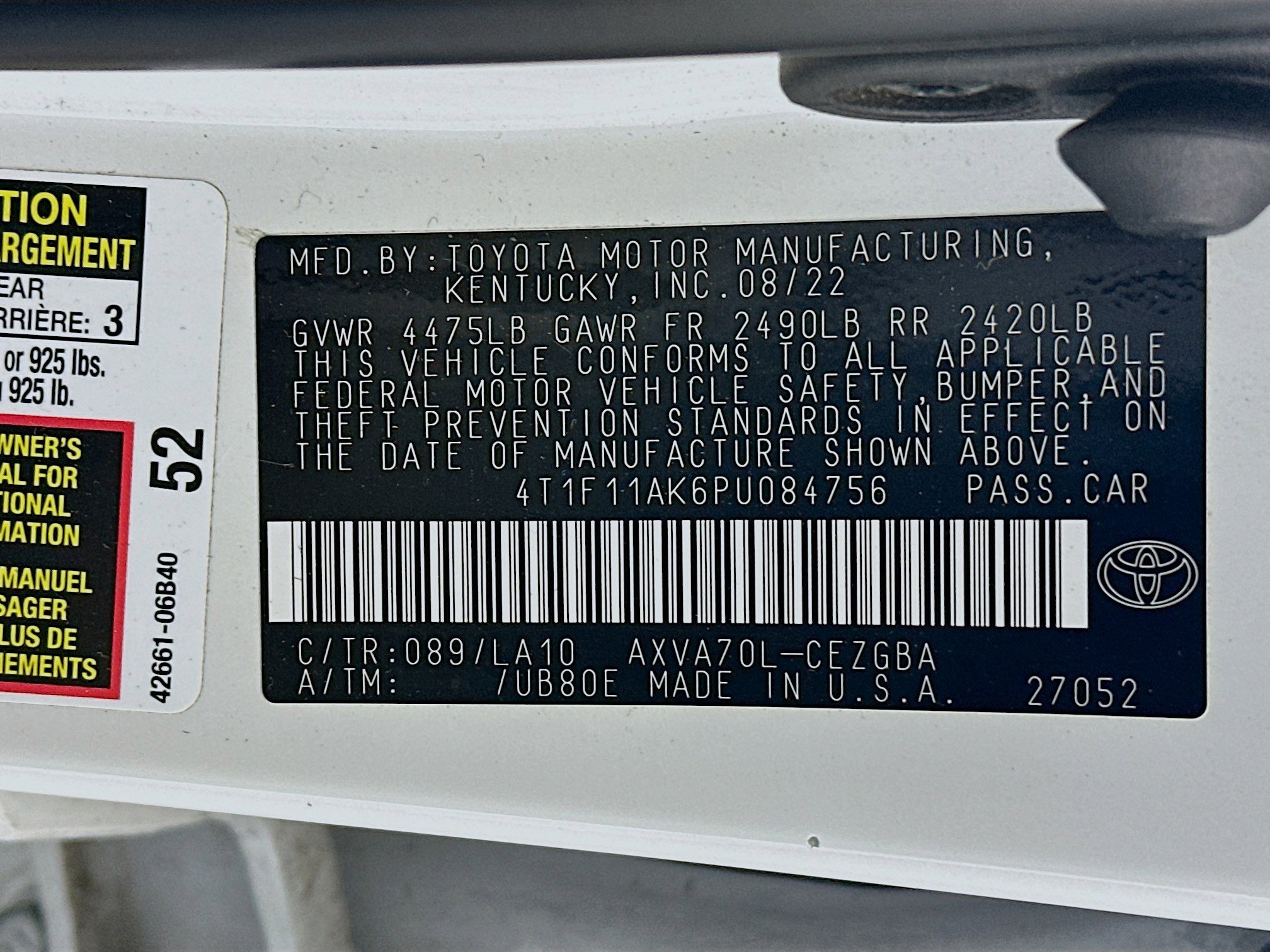 Used 2023 Toyota Camry XLE image 12