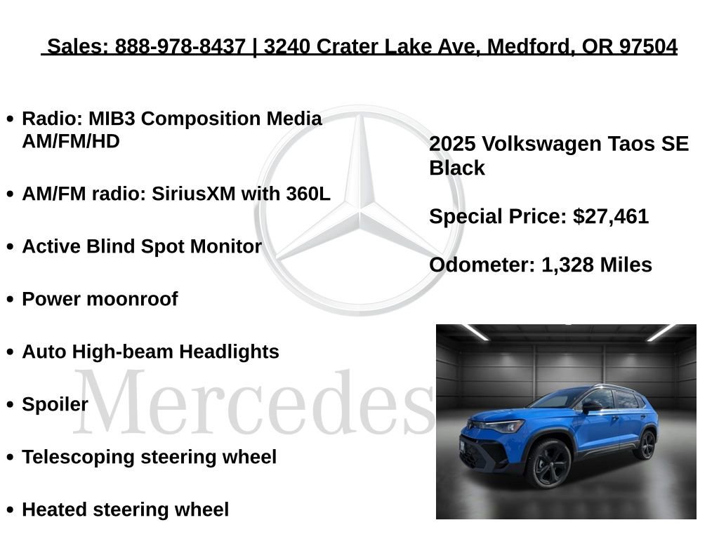 Used 2025 Volkswagen Taos SE image 5