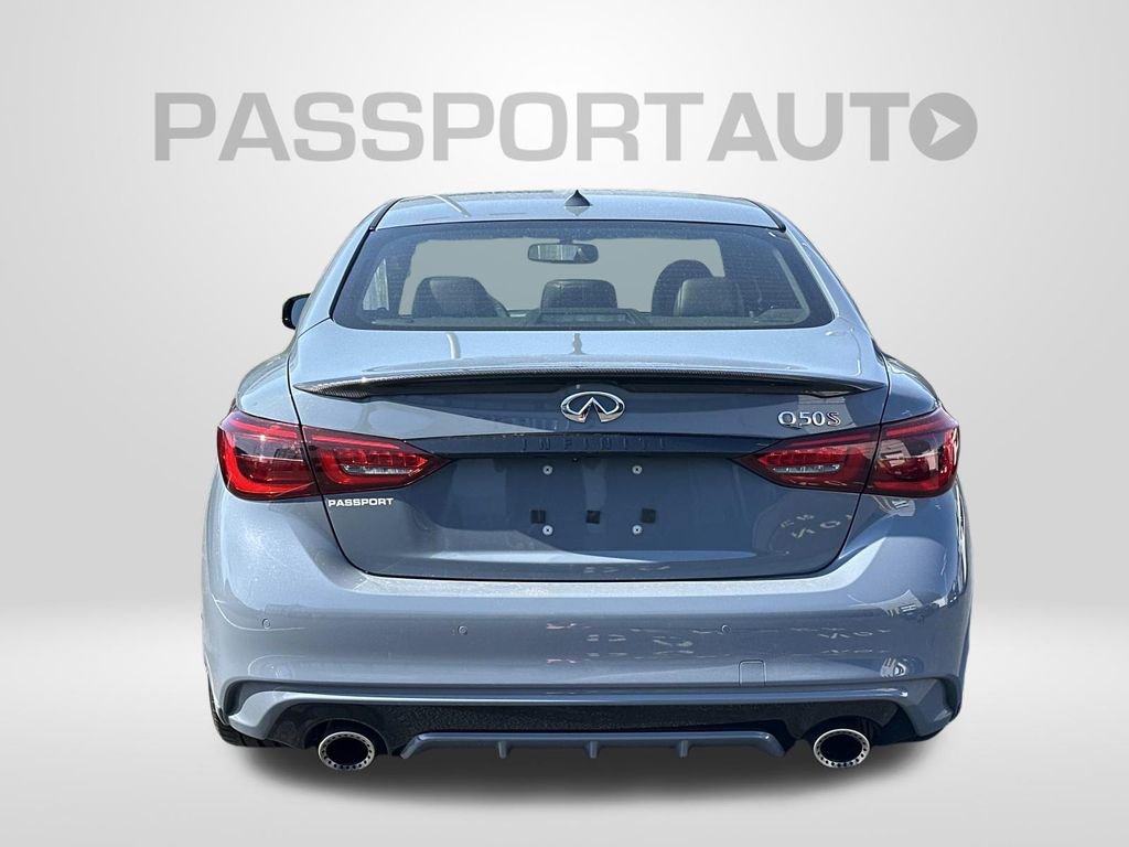 Used 2023 INFINITI Q50 Red Sport 400 w/ Carbon Fiber Package image 3