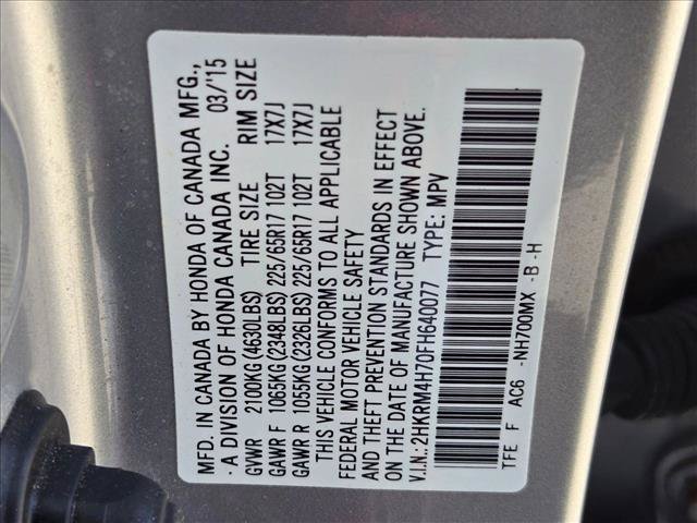 Used 2015 Honda CR-V EX-L image 23