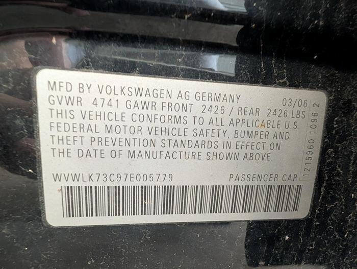 Used 2007 Volkswagen Passat 2.0T FWD image 41