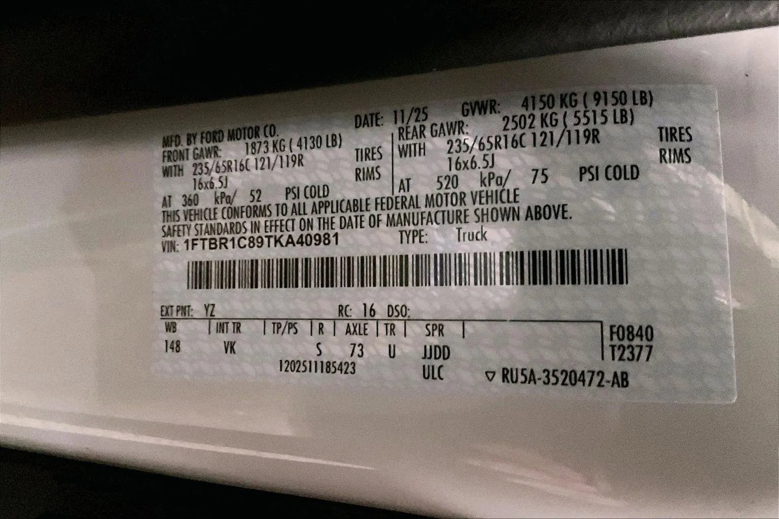 New 2026 Ford Transit 250 148 Medium Roof image 34