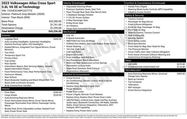 Used 2023 Volkswagen Atlas Cross Sport SE image 27