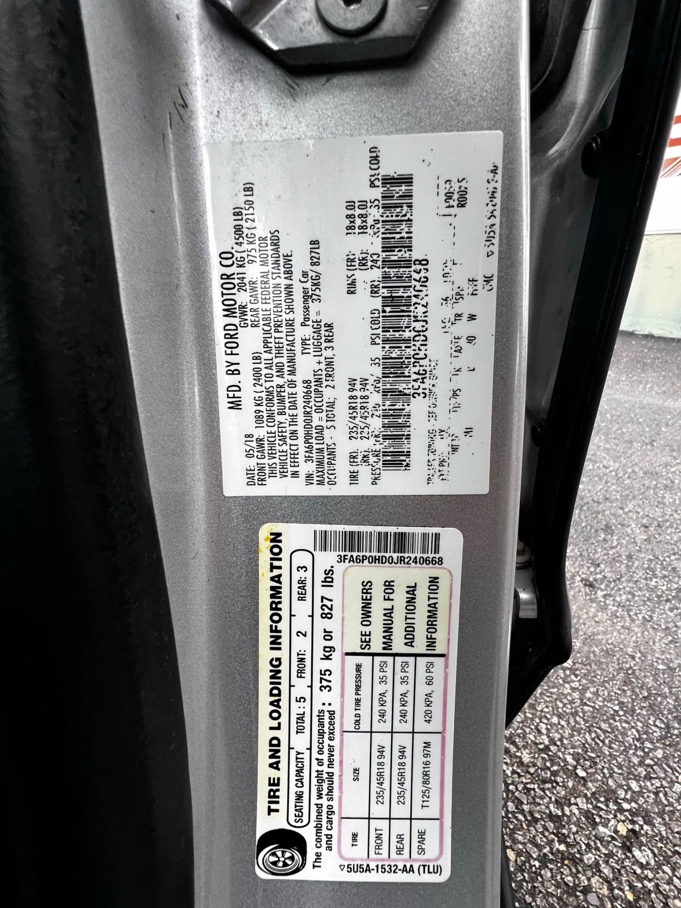 Used 2018 Ford Fusion SE w/ Equipment Group 201A image 56