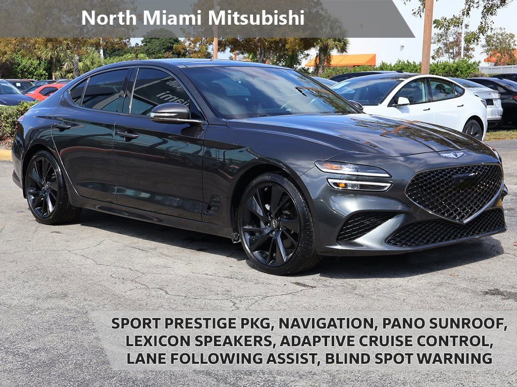Used 2023 Genesis G70 2.0T w/ Sport Prestige Package image 1
