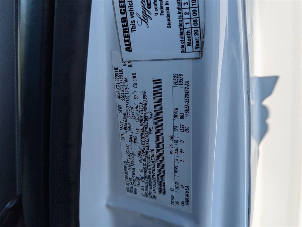 Used 2013 Ford E-250 and Econoline 250 Extended w/ Commercial Cargo Van Pkg image 25