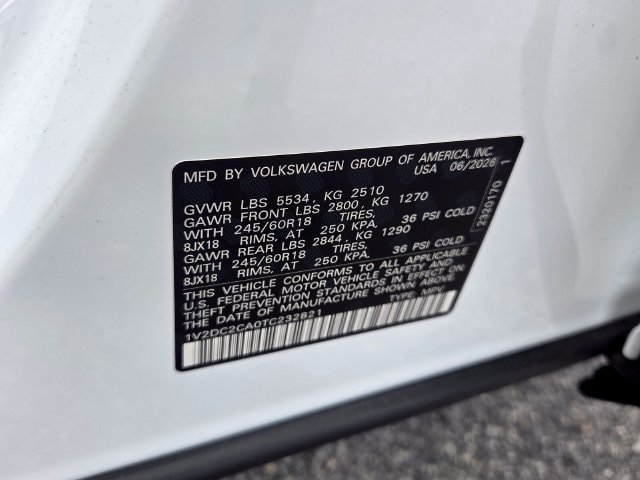 New 2026 Volkswagen Atlas Cross Sport SE FWD image 18