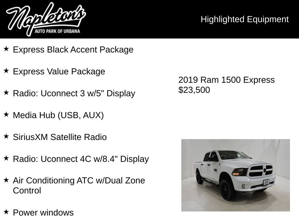 Used 2019 RAM 1500 Express w/ Express Value Package AWD/4WD image 15
