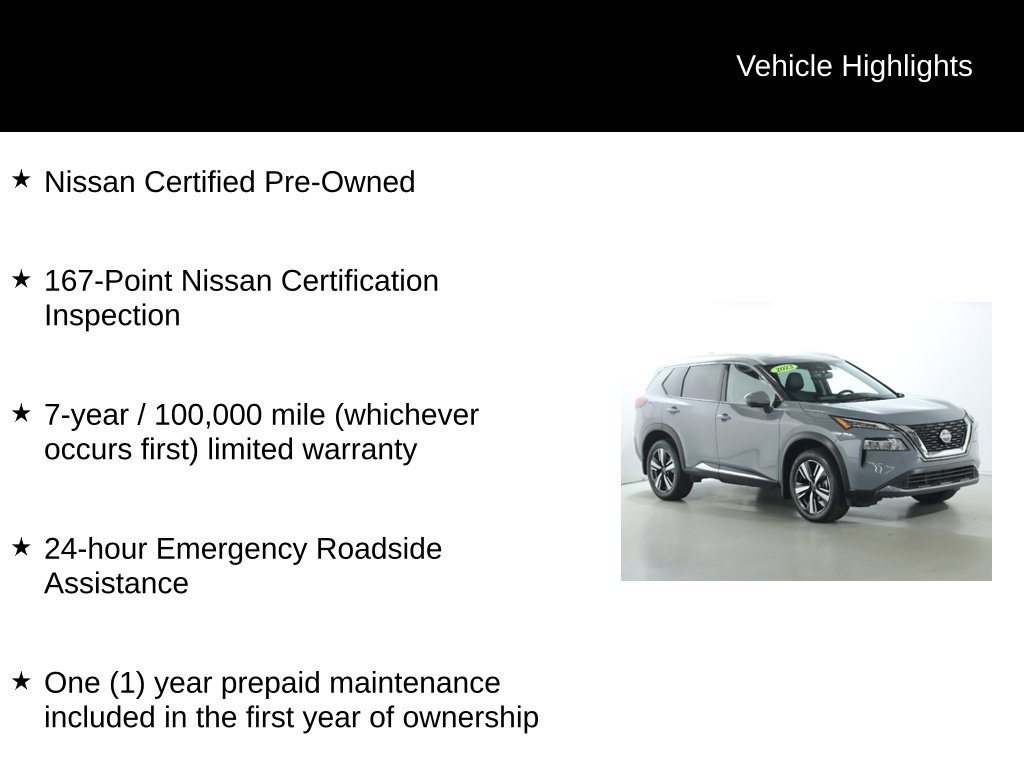 Certified 2023 Nissan Rogue SL AWD/4WD image 4