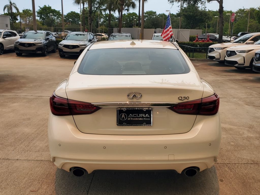 Used 2023 INFINITI Q50 Luxe w/ Cargo Package RWD image 6