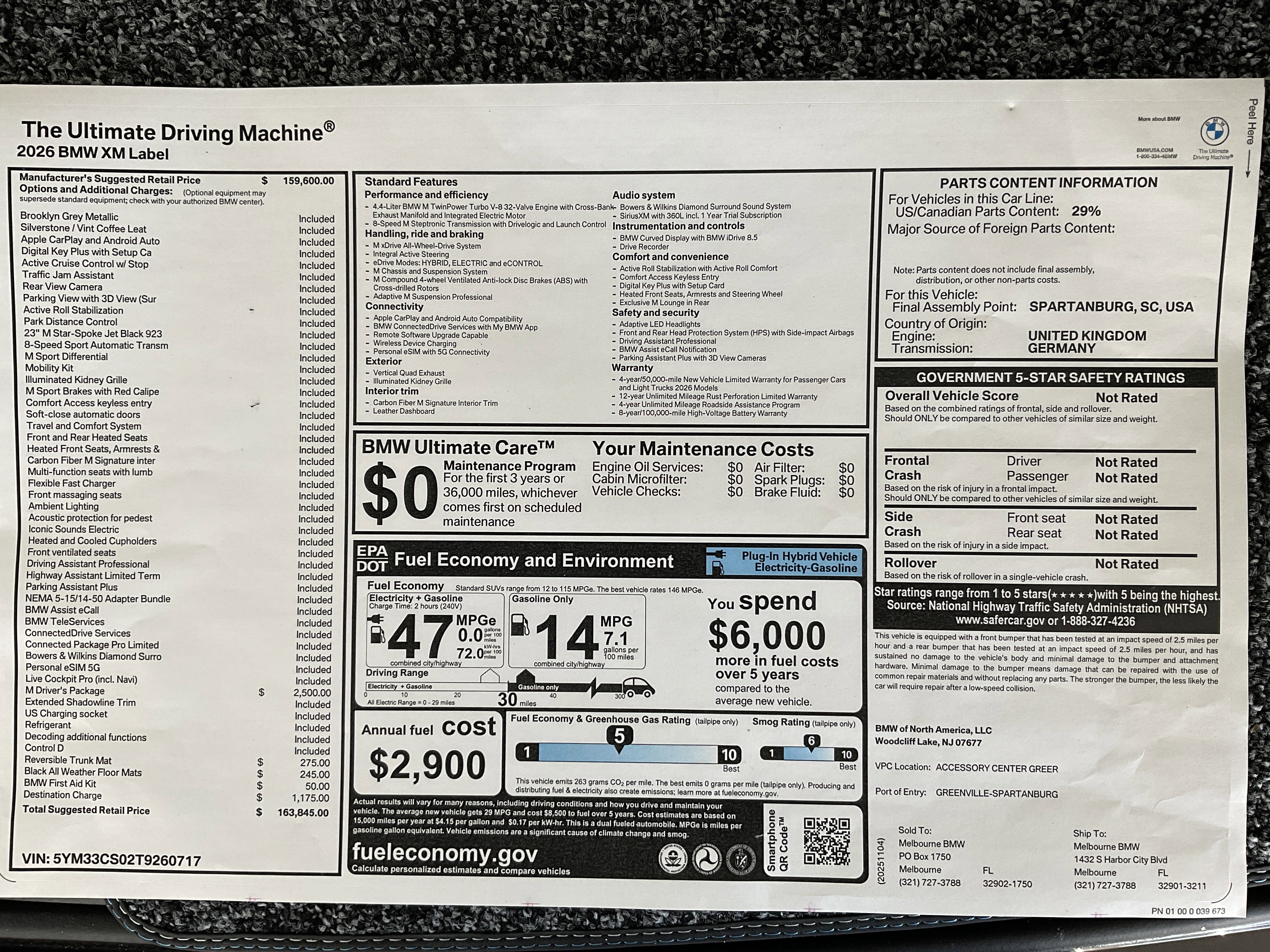 New 2026 BMW XM Label Red w/ M Driver's Package image 36