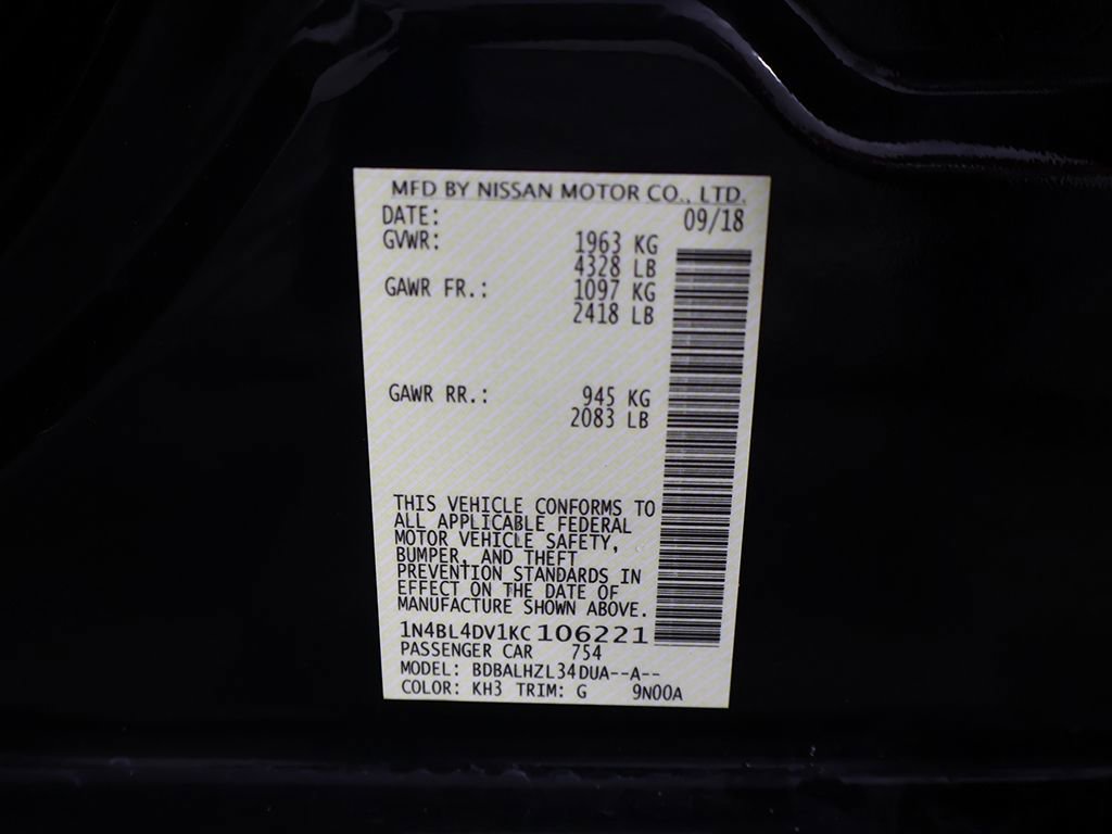 Used 2019 Nissan Altima 2.5 SV FWD image 48