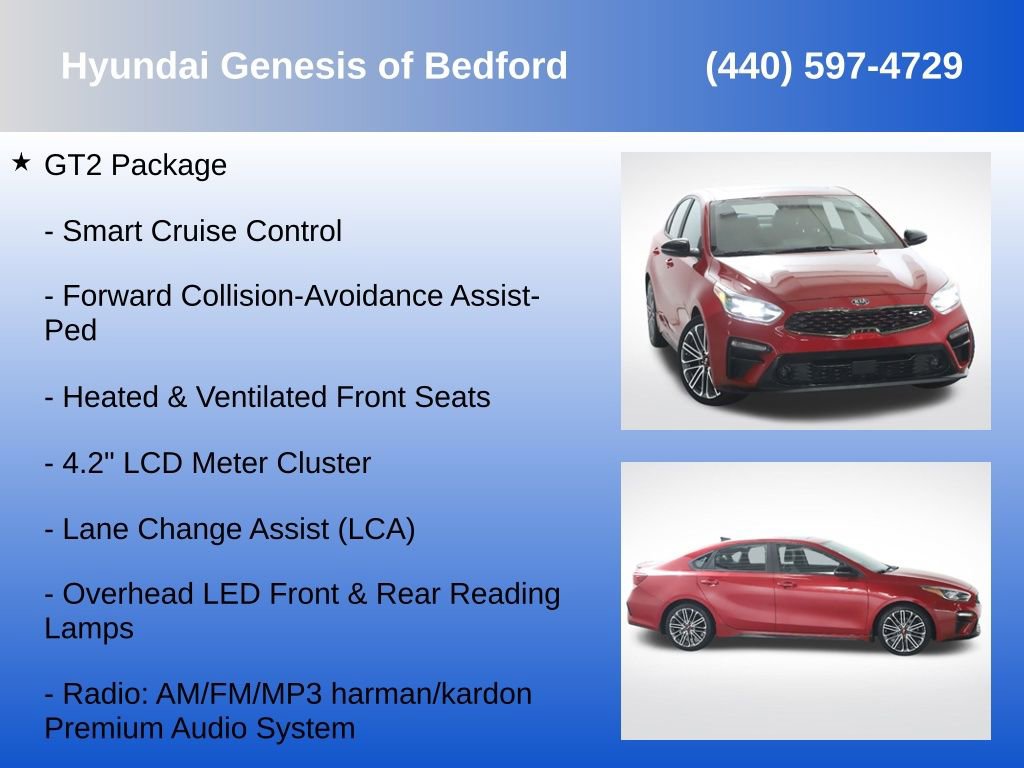 Used 2021 Kia Forte GT w/ GT2 Package FWD image 7