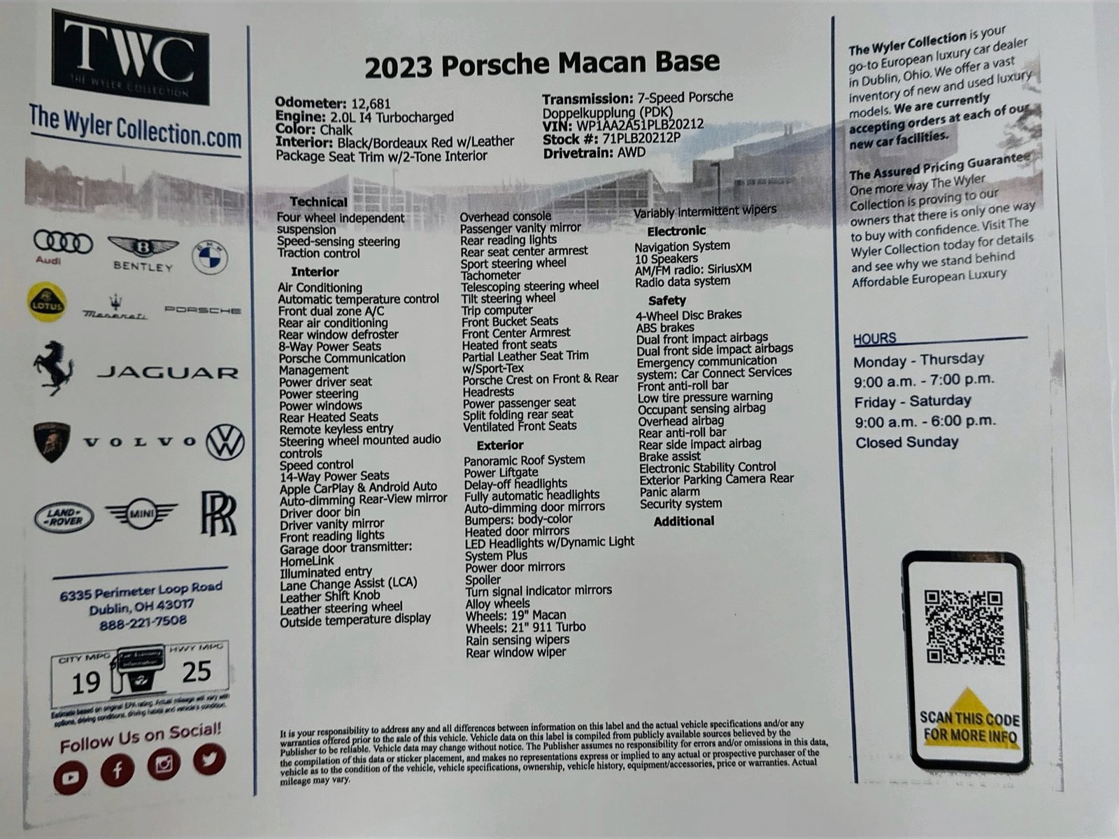 Used 2023 Porsche Macan AWD/4WD image 48