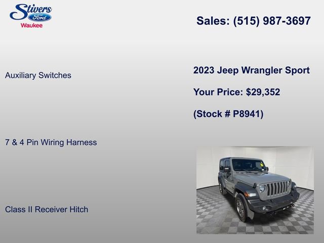 Used 2023 Jeep Wrangler Sport image 18